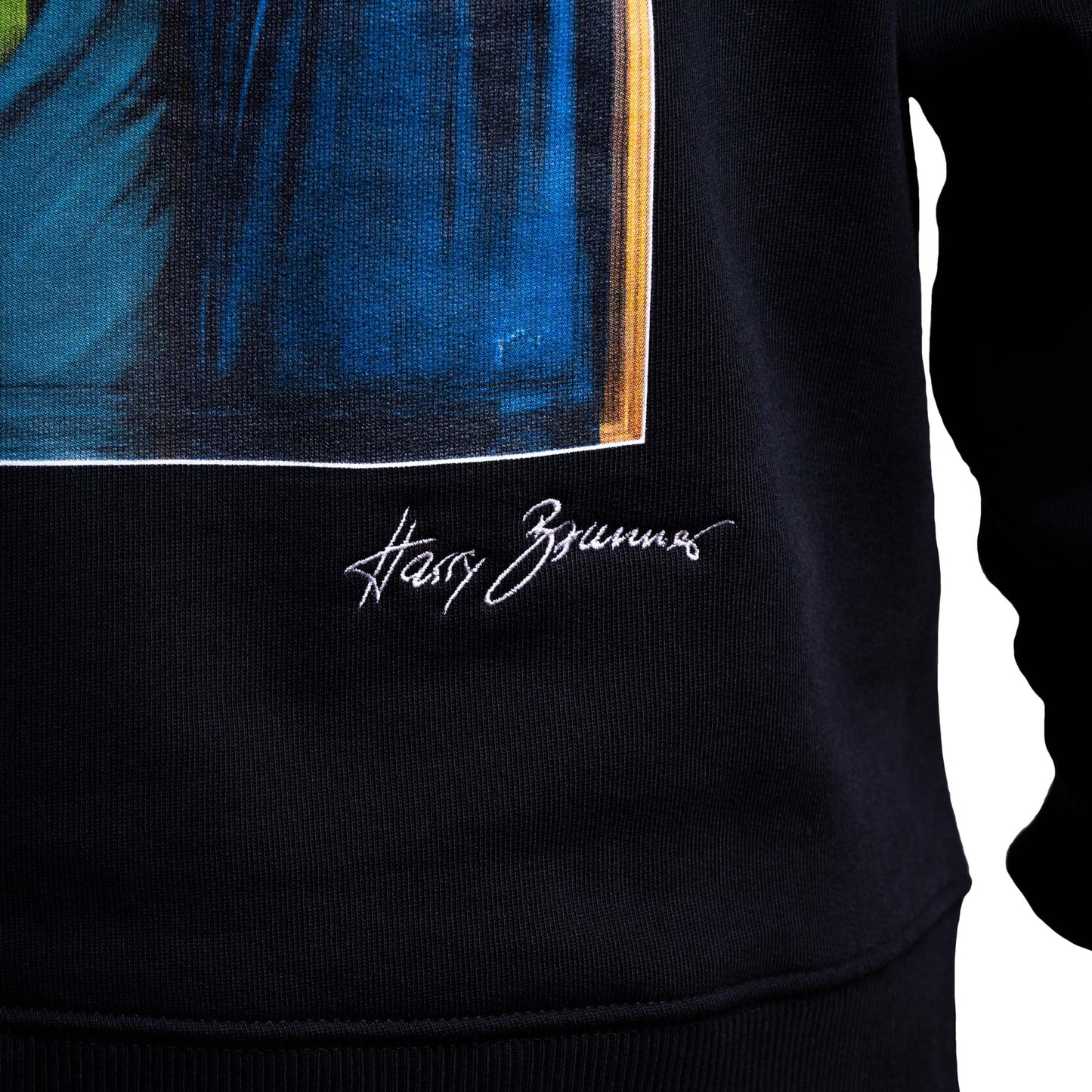 HB Hoody "Lion with a Diamond Ring" BLACK