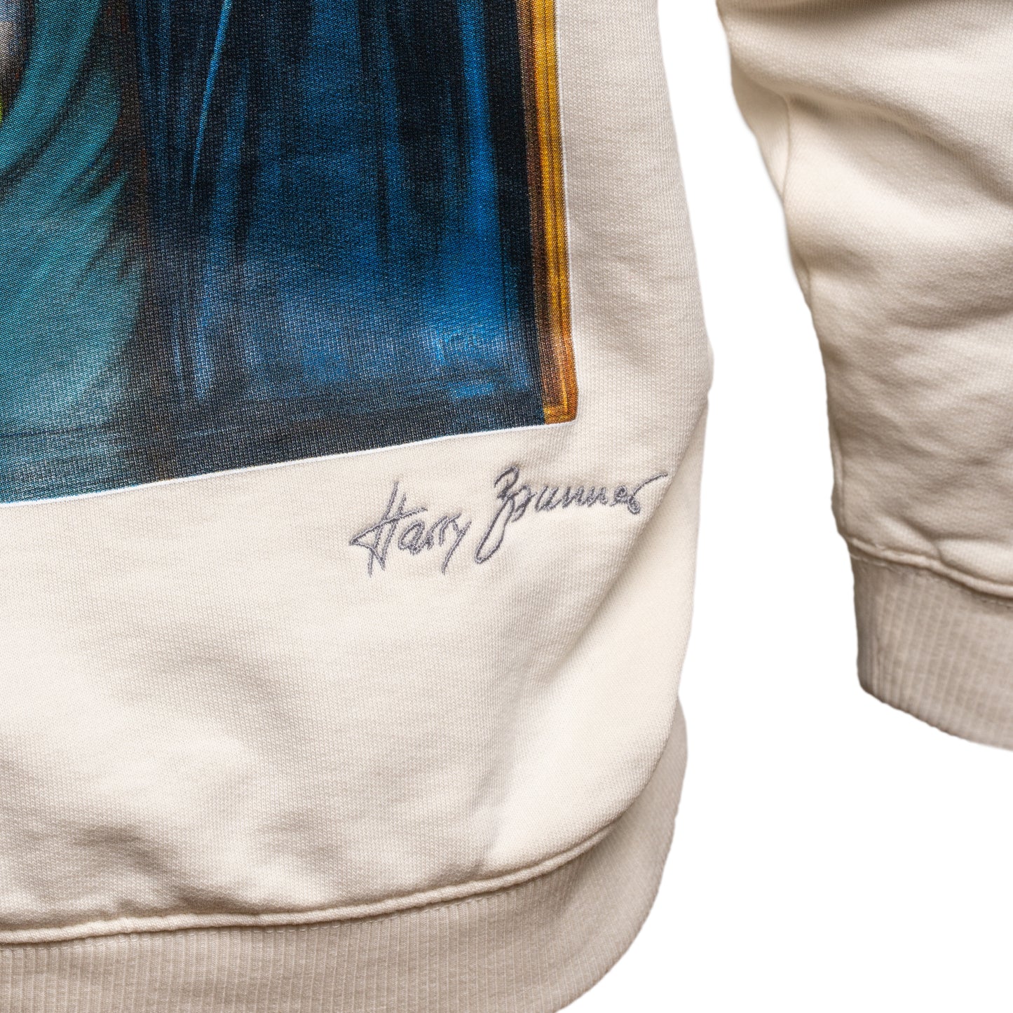 HB Hoody "Lion with a Diamond Ring" WHITE